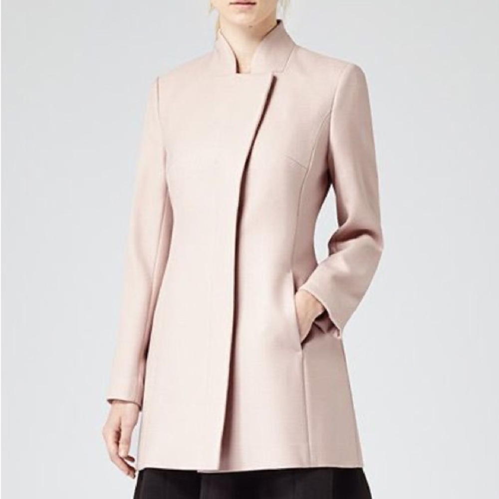 Reiss Pink Regale Long Coat [Size S]